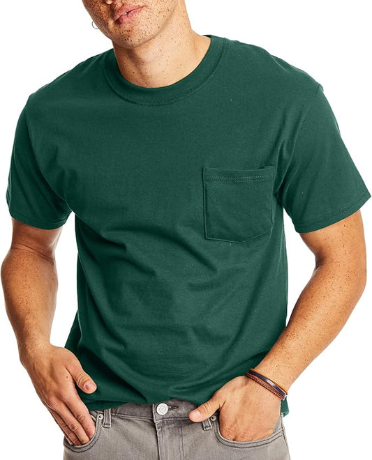 Men's Heavyweight Pocket T-Shirt Green